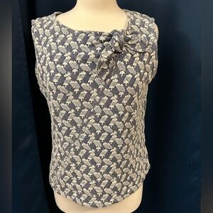 ☔️ Rain Patterned Sleeveless Top ☔️